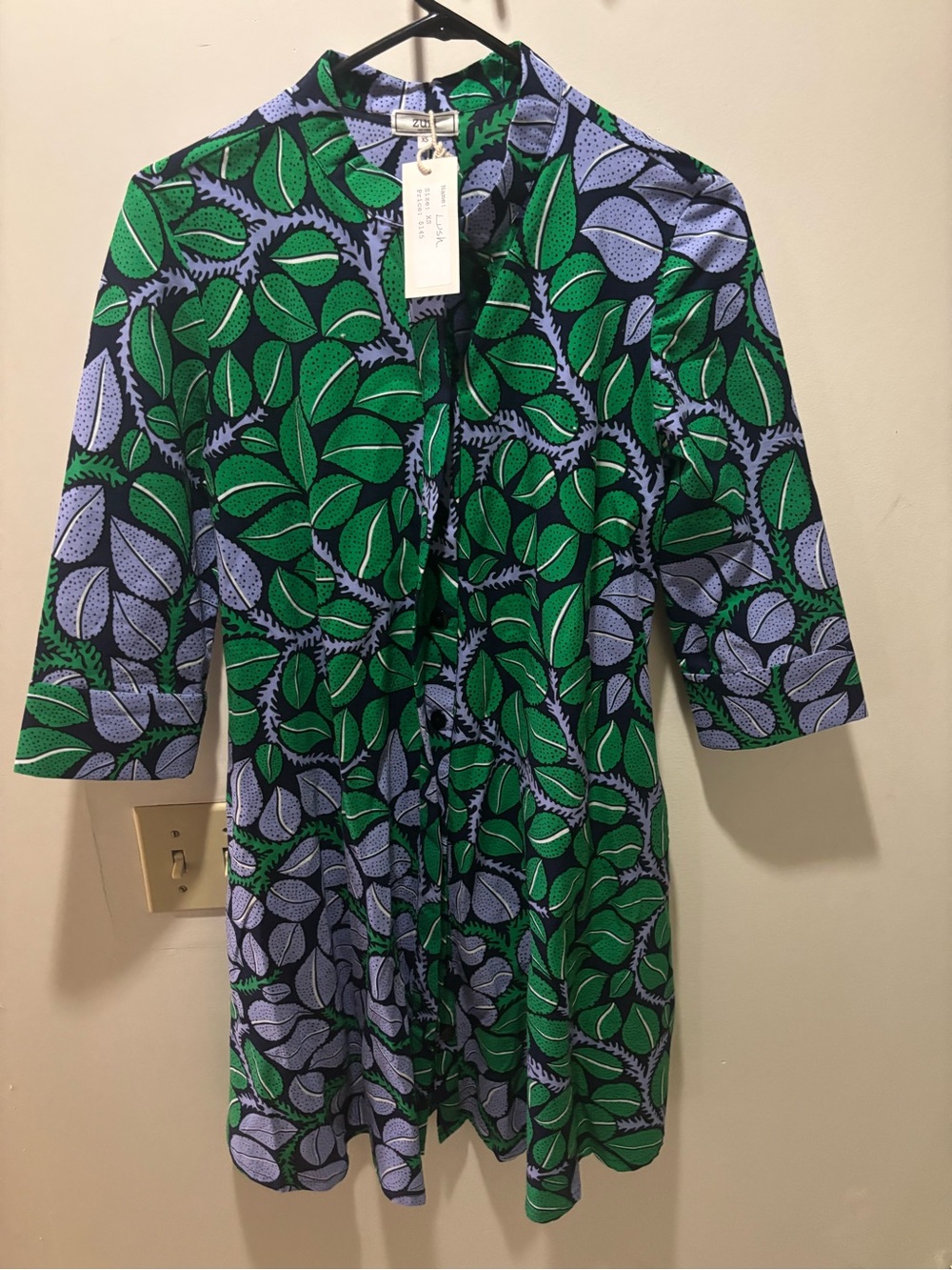 NWT Zuri Kenya Lush Dress XS